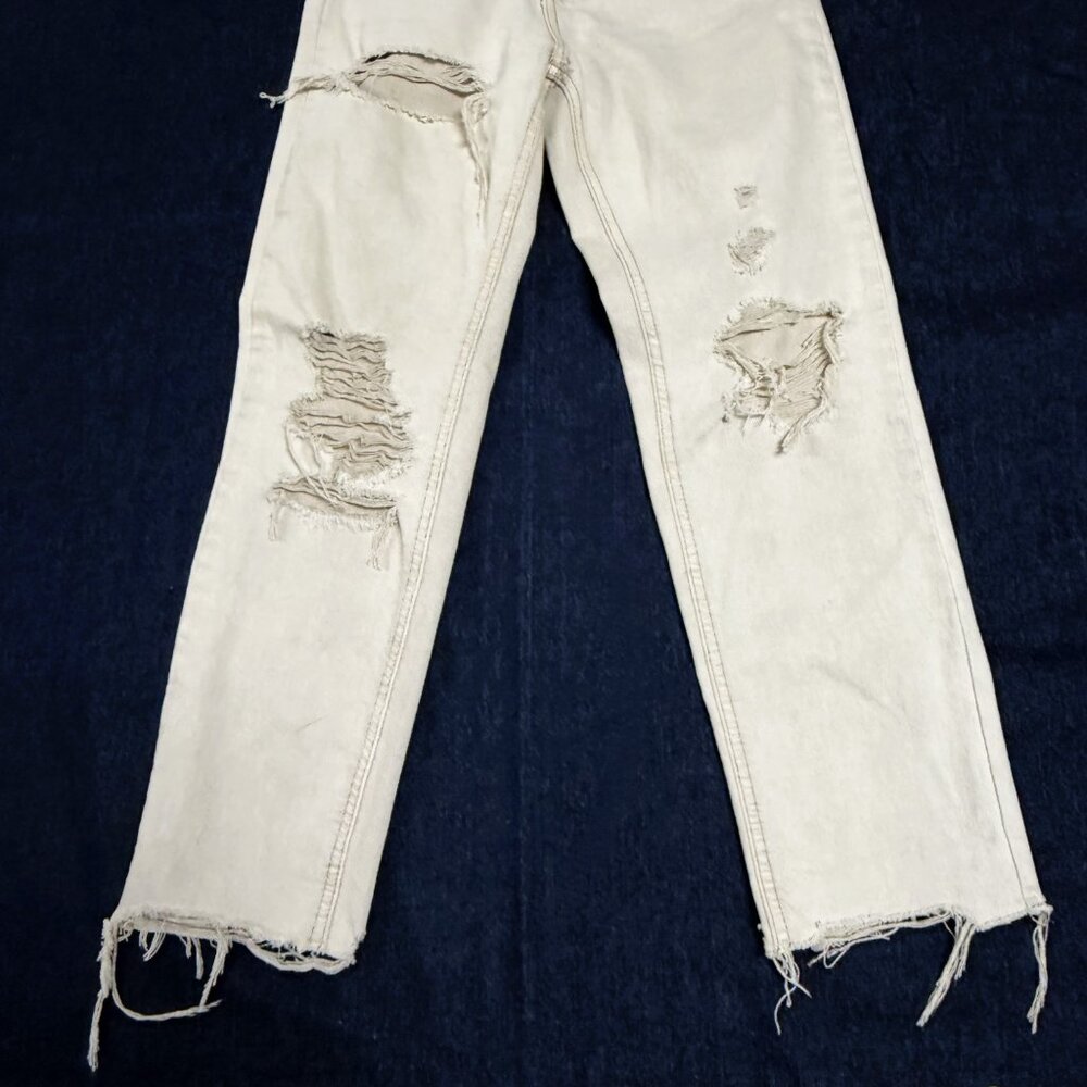 BDG Urban Outfitters Tan High Rise Straight Mom Jeans 26 - Picture 5 of 12